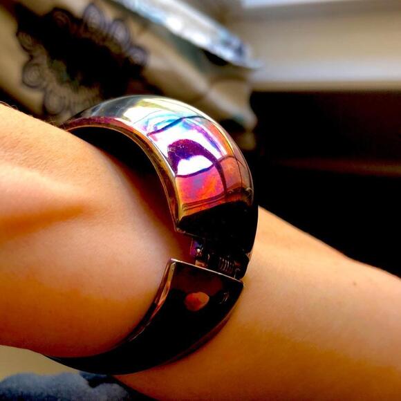 Vintage Chrome Finish Bracelet - Picture 1 of 8